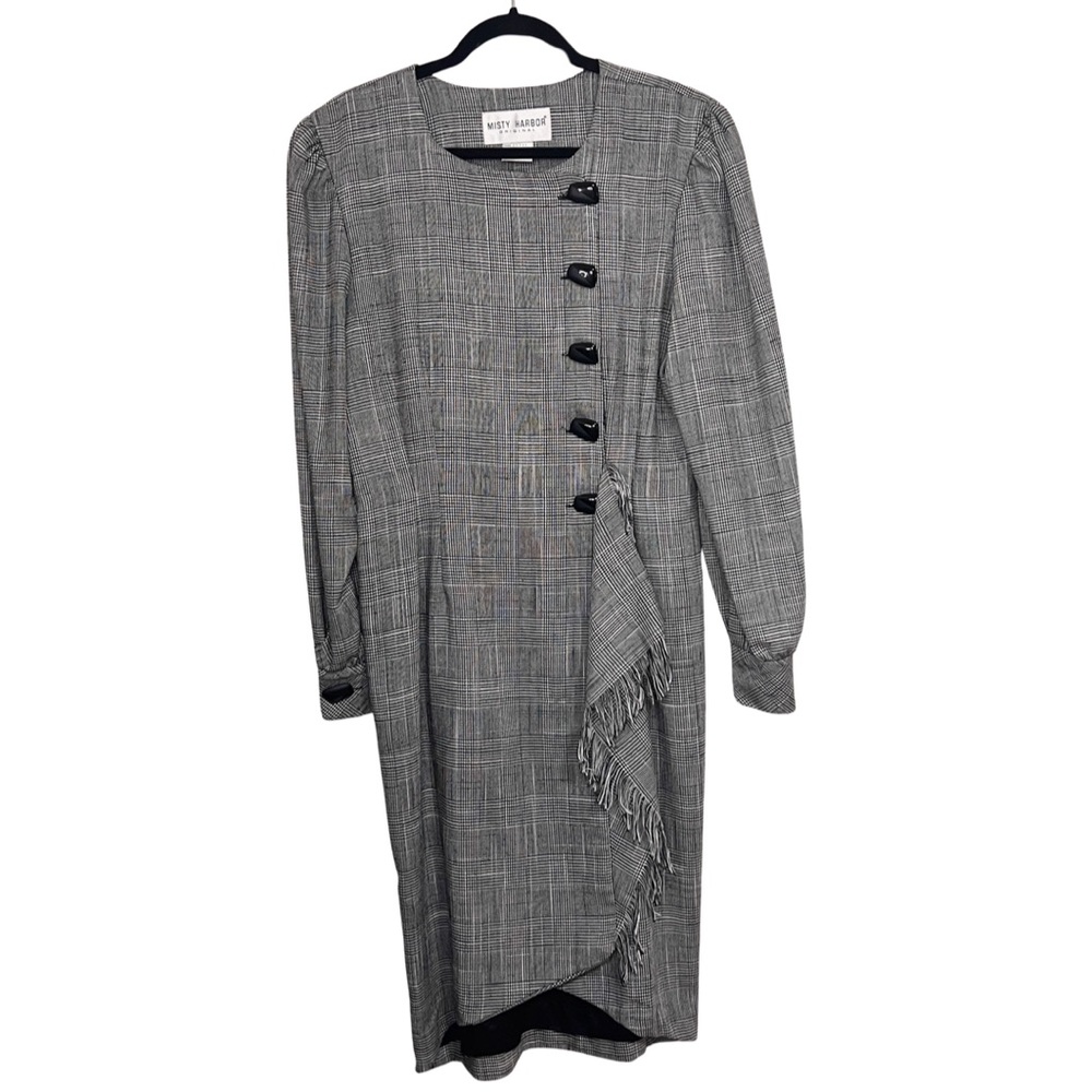 Vintage 80s Misty Harbor Glen Plaid Dress